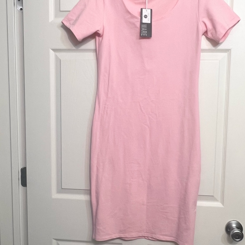 Pink Bodycon Dress - Picture 4 of 8